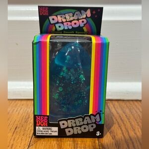 Needoh Dream Drop Blue Glitter Squishy
